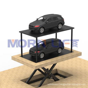 customized 3000kg 6000kg underground garage lift hydraulic underground stationary scissor car lift table with CE ISO